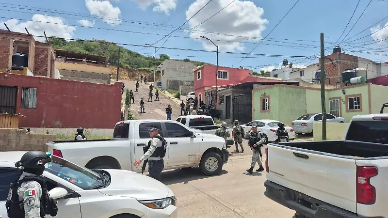 Balacera en colonia Villas del Tec en Parral 5